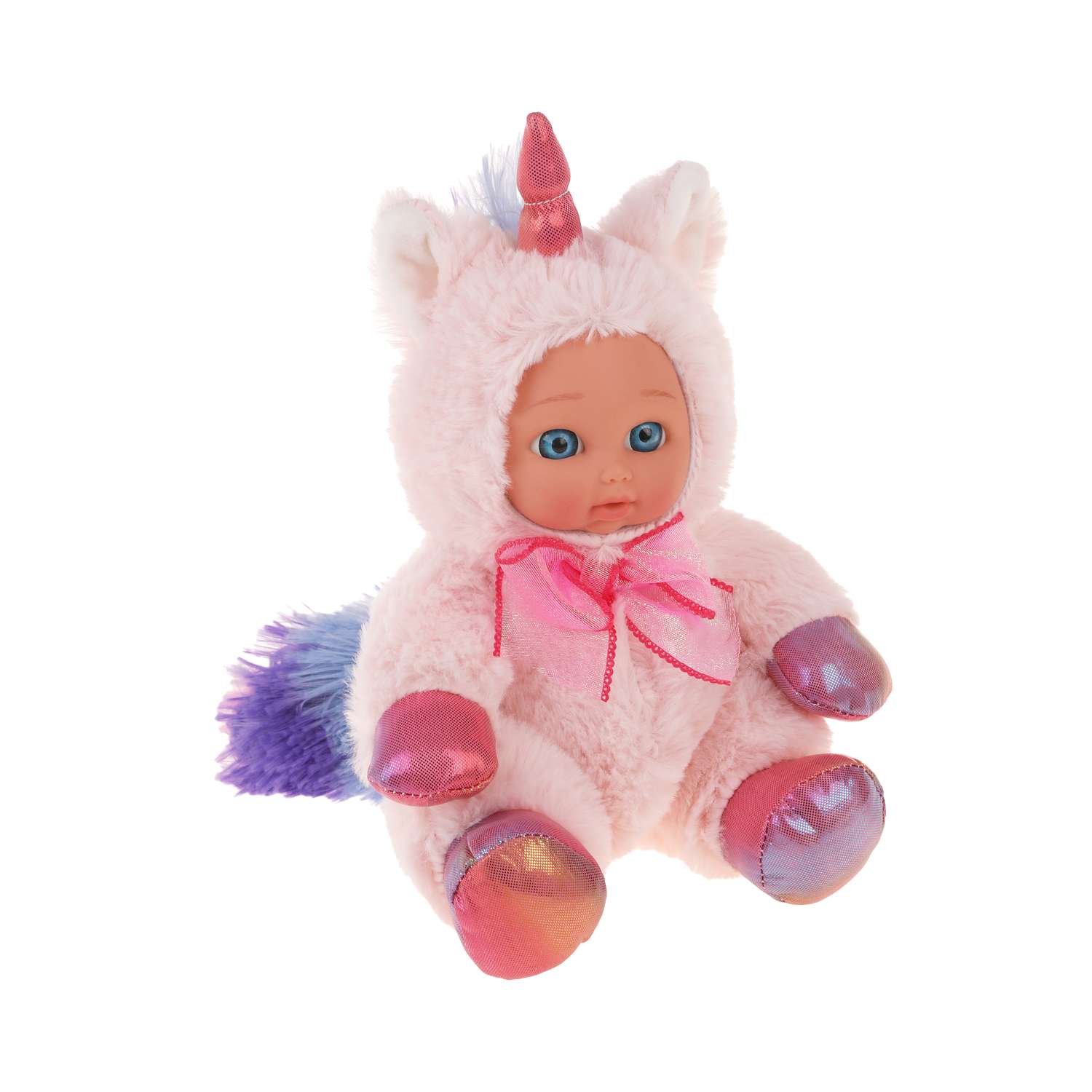 Мягкая игрушка 2 в 1 Fluffy Family Единорог-кукла - фото 5
