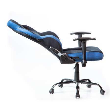 Кресло компьютерное VMMGAME UNIT UPGRADE с регулируемой спинкой велюр черно-синий