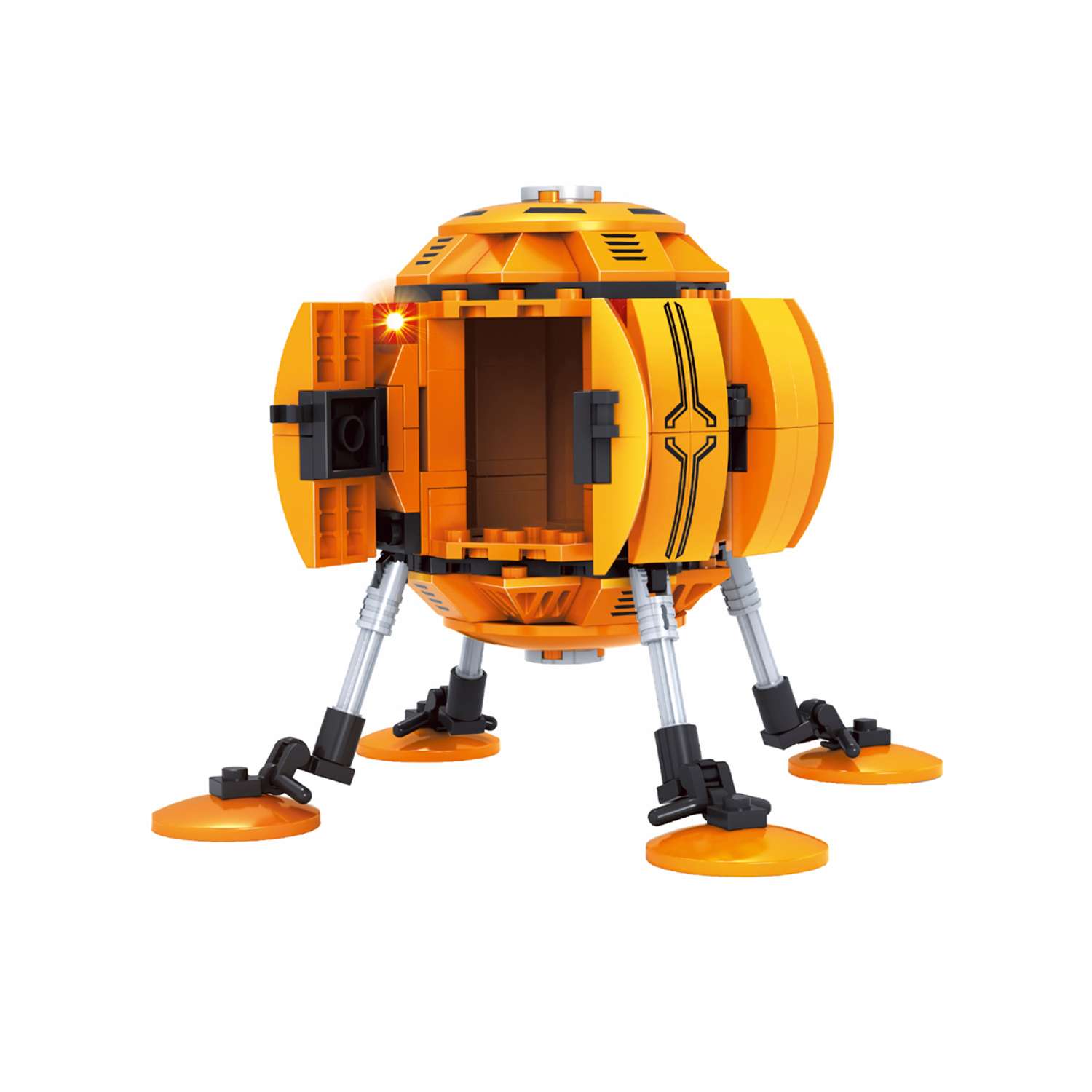 Конструктор AUSINI Космос: Оранжевый модуль 220 деталей фигурка - фото 2