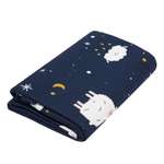 Пододеяльник AmaroBaby на молнии 145х210 см Galaxy синий