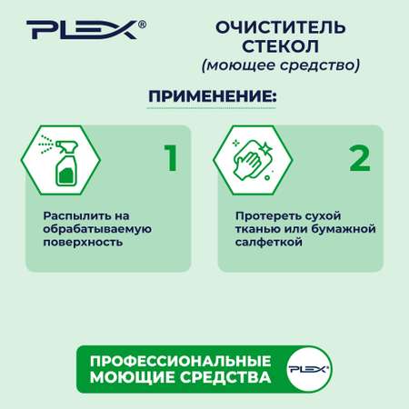 Очиститель стекол и зеркал Plex 500 мл