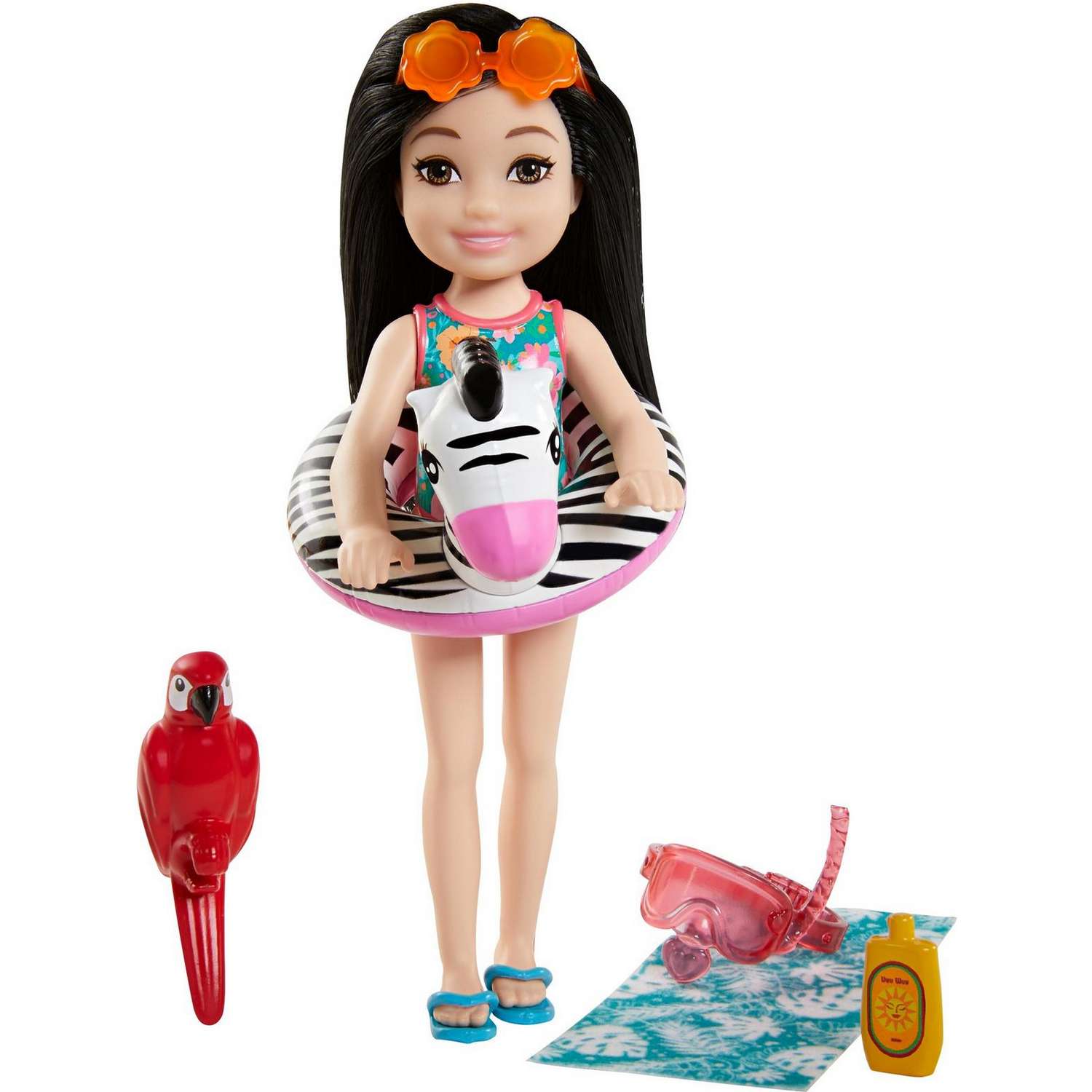 Кукла Barbie Челси с попугаем GRT83 GRT80 - фото 1