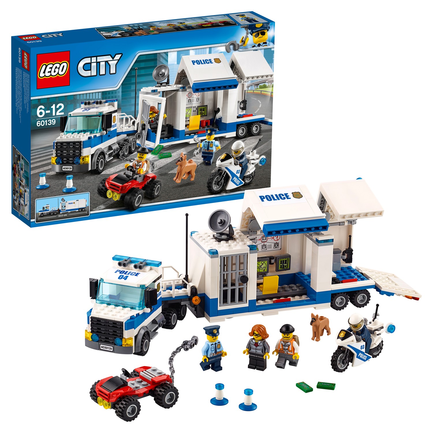 Конструктор LEGO City Police Мобильный командный центр (60139)