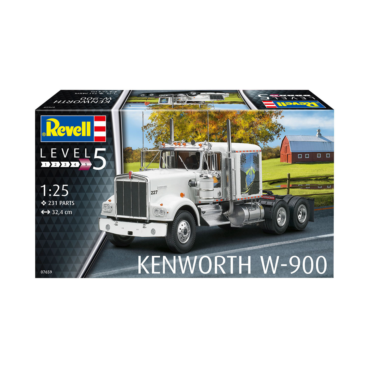 Модель для сборки Revell Грузовик Kenworth W-900 купить по цене 11998 ₽ в  интернет-магазине Детский мир