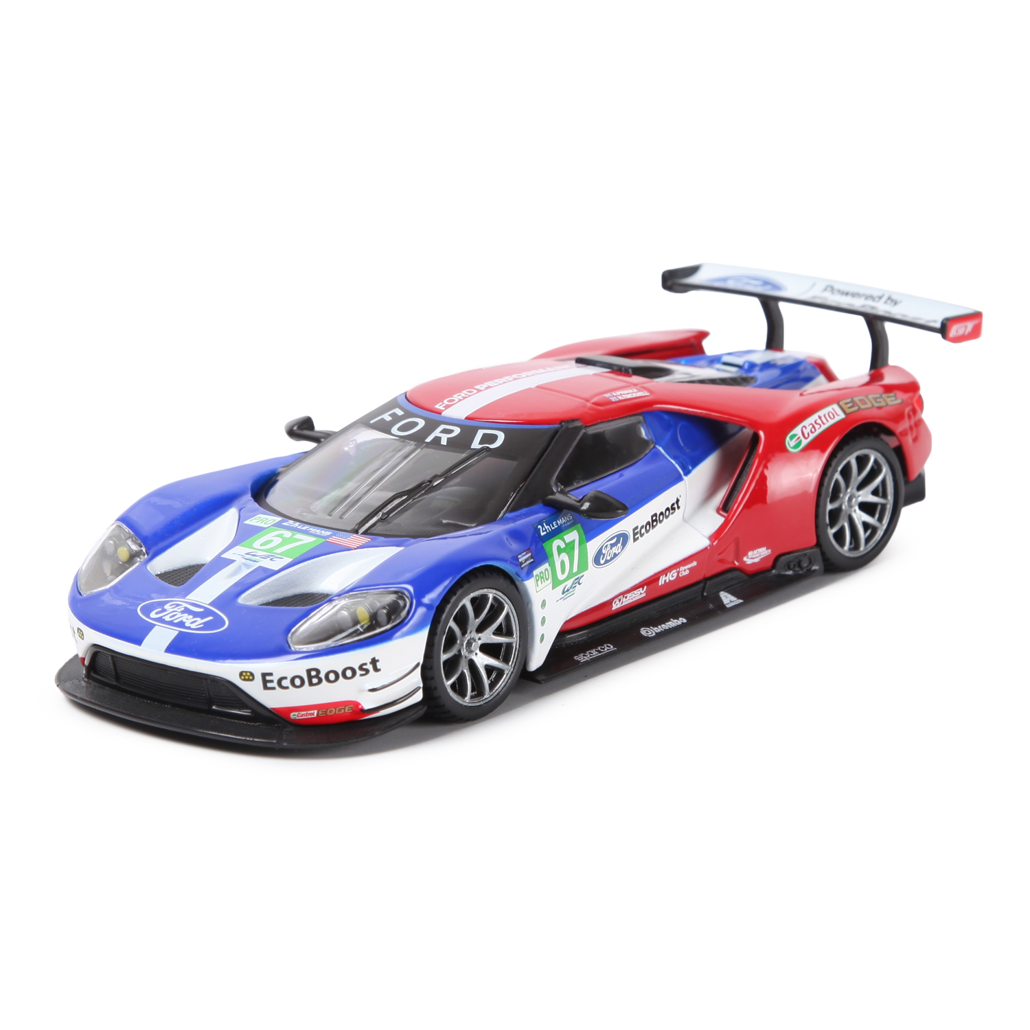 Автомобиль BBurago Ford 2017 Ford Gt 18-41158 1:32 18-41158 - фото 1