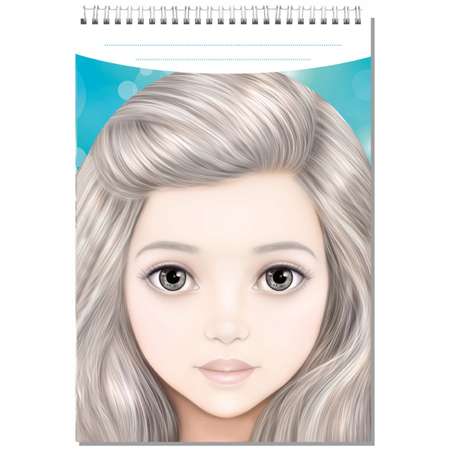 Раскраска для девочки BimBiMon Макияж Блокнот визажиста