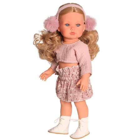 Кукла Antonio Juan Белла в розовых наушниках 45 см виниловая 28326
