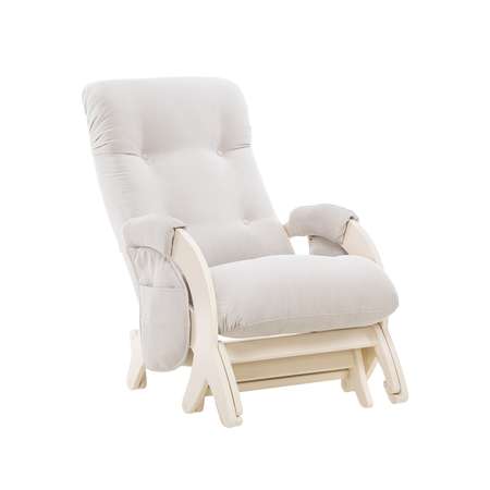 Кресло для кормления Milli Dream с карманами Дуб шампань ткань Verona Light Grey