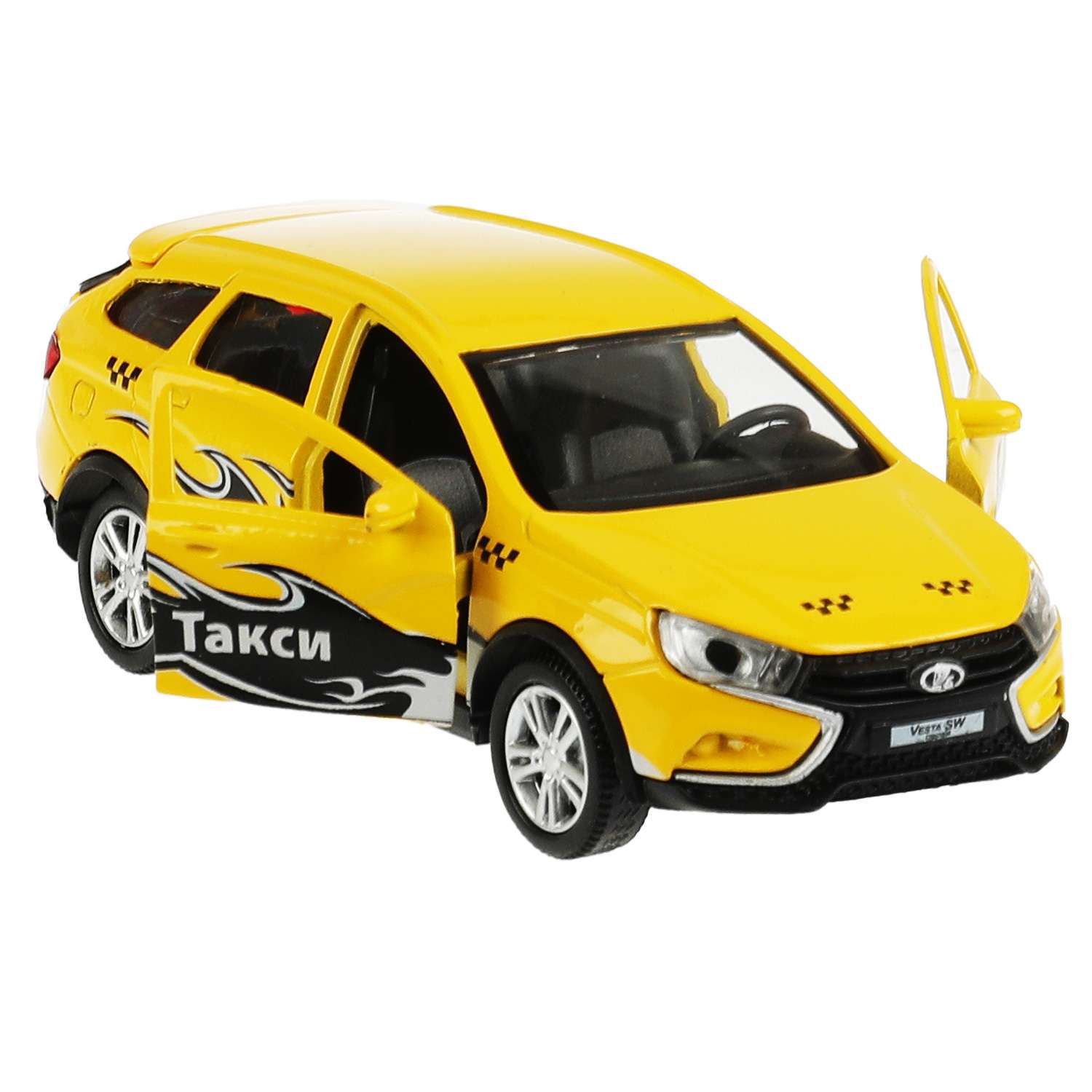 Машина Технопарк Lada Vesta Cross Такси 342462 342462 - фото 3