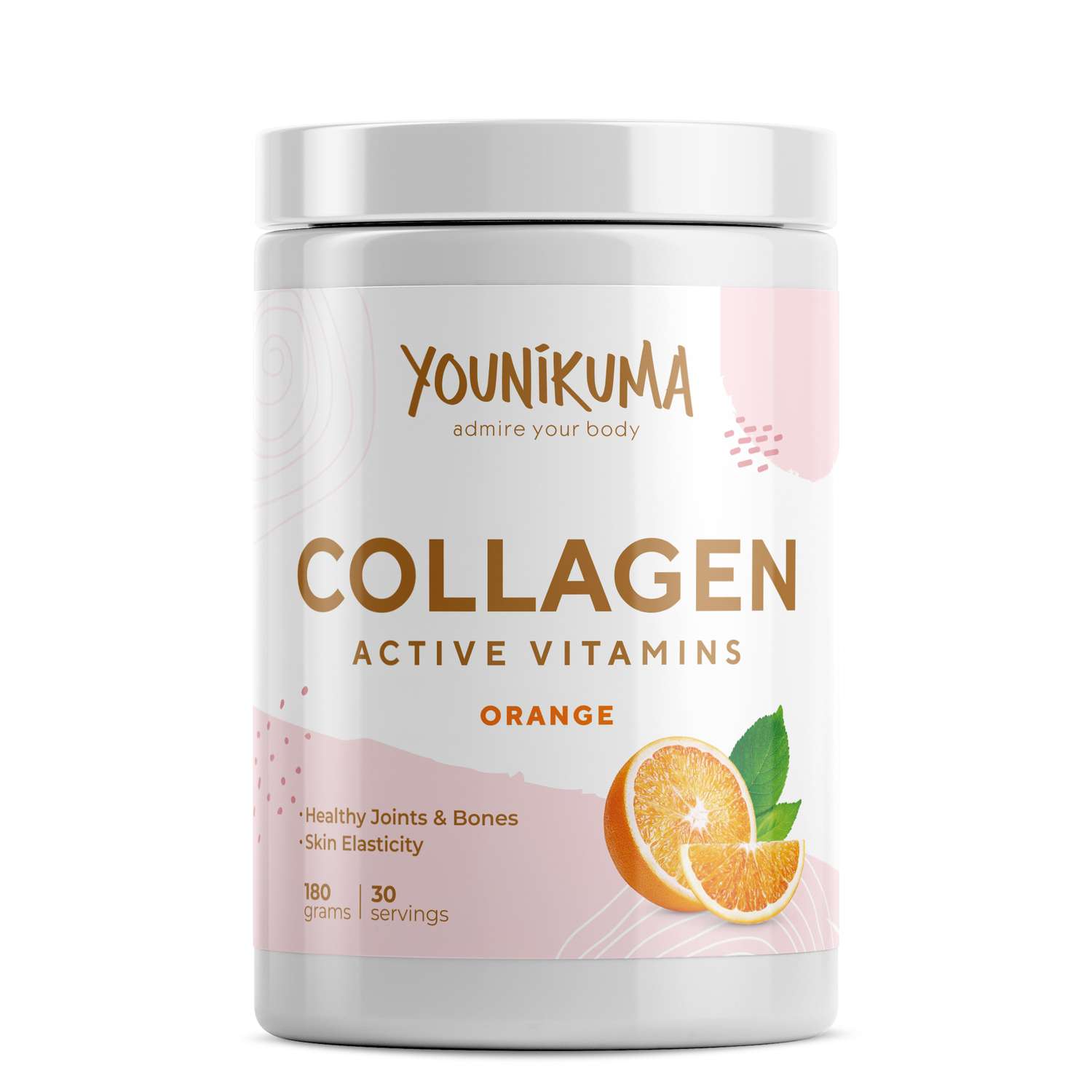 Коллаген + Витамин С YOUNIKUMA порошок со вкусом апельсин 180 г - фото 1