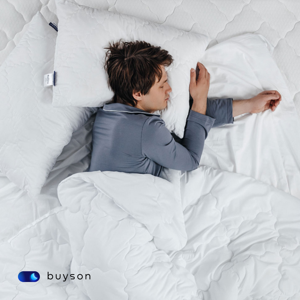 Набор анатомических подушек buyson BuyRelax: 2 шт для сна 50х70 см - фото 10