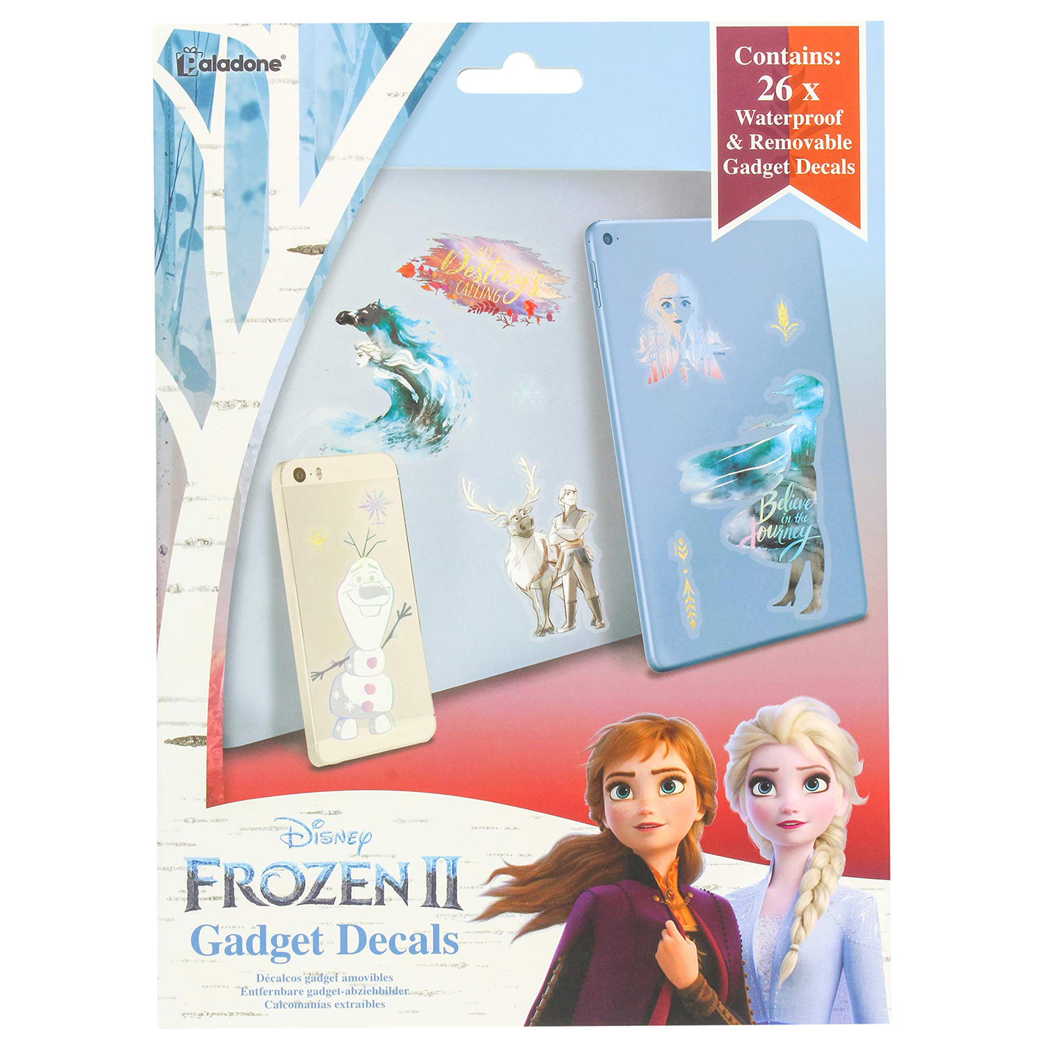 Наклейки PALADONE Frozen 2 Foil Gadget Decals PP5869FZT - фото 2