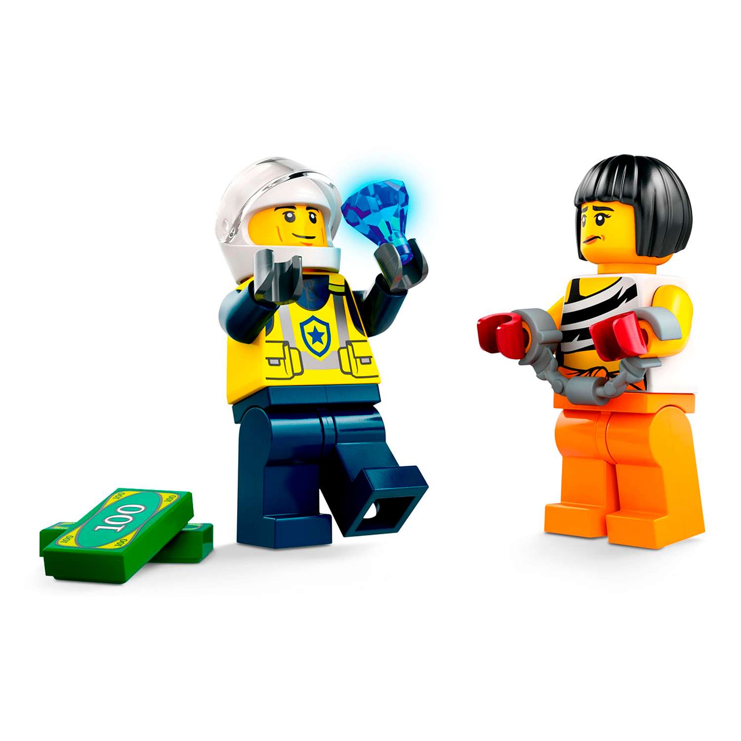 Конструктор детский LEGO City Погоня полицейской машины 60415 - фото 9