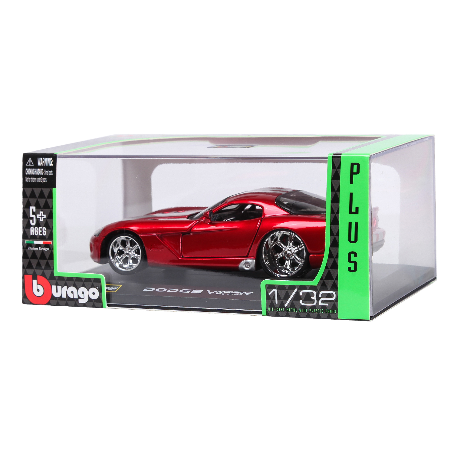 Машина BBurago 1:32 Dodge Viper Srt-10 18-42011 купить по цене 499 ₽ в  интернет-магазине Детский мир