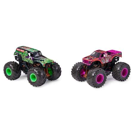 Набор машинок Monster Jam 1:64 Grave Digger vs Calver 2шт 6060883