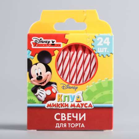 Свечи для торта Disney клуб Микки Мауса 24 шт Disney