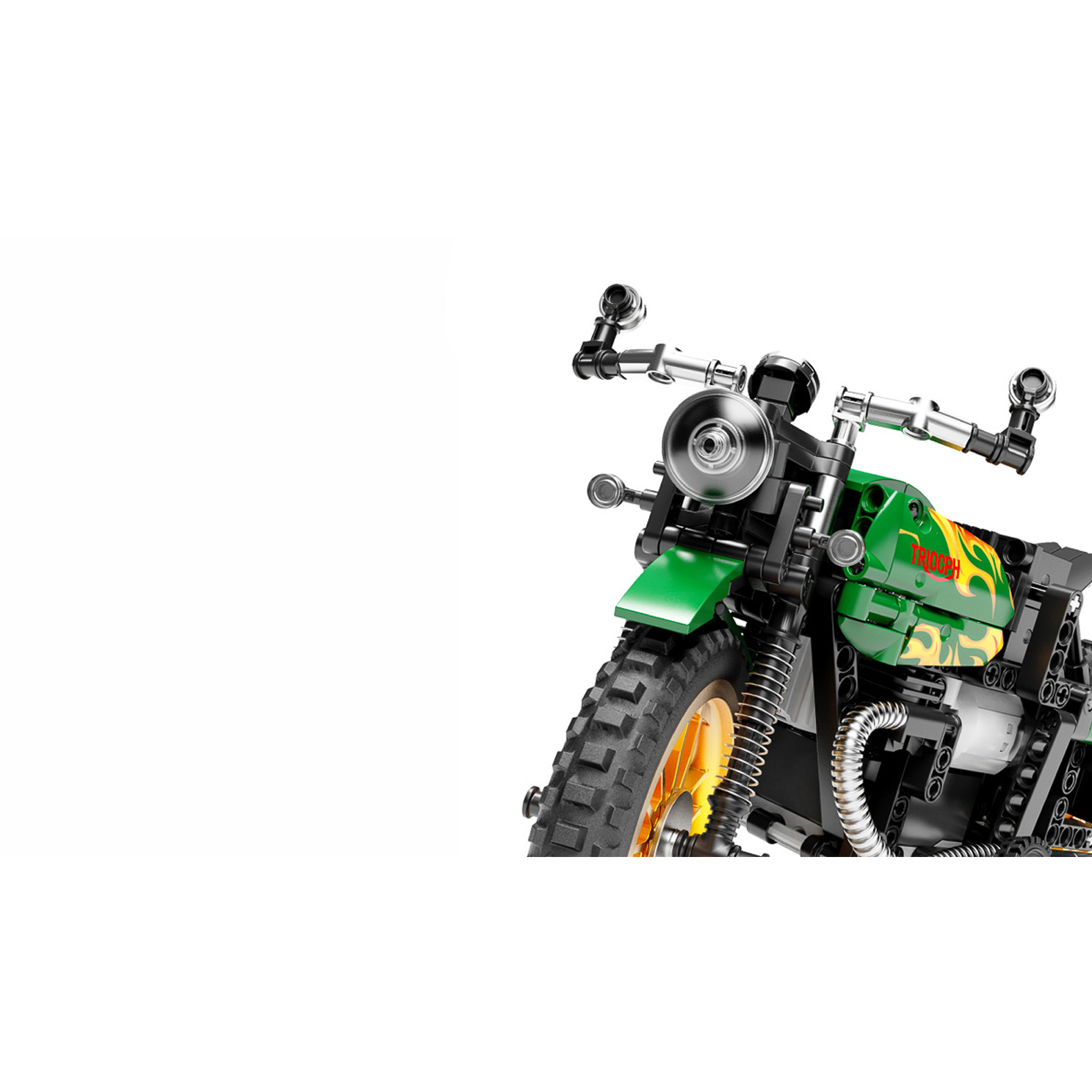 Конструктор Sembo Block спортивный мотоцикл 701010 - фото 2