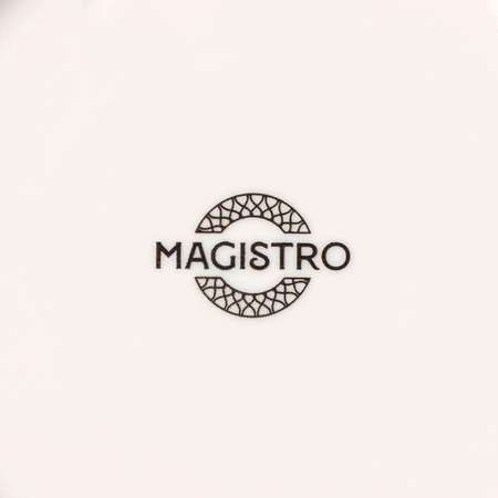 Блюдо сервировочное MAGISTRO фарфоровое для подачи Magistro Rodos 33 4×15 8×2 5 см цвет белый