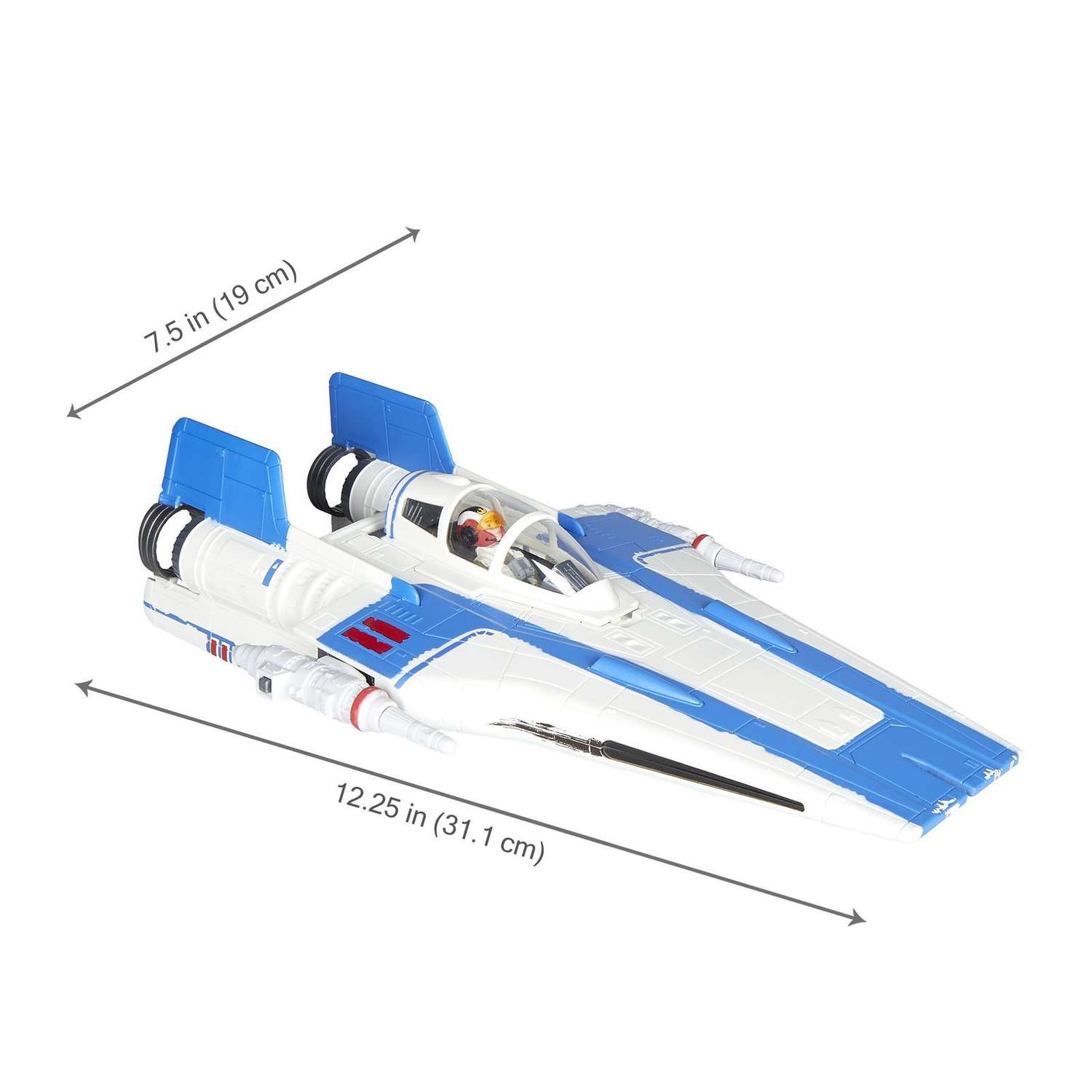 Игрушка Star Wars (SW) Транспорт Звездный истребитель a wing E1264EU4 E0326EU4 - фото 12