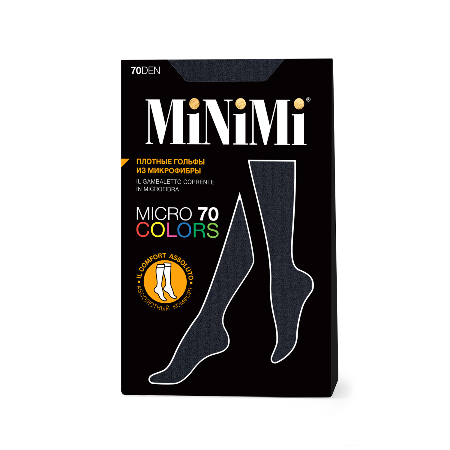 Гольфы MiNiMi МП Mini MICRO COLORS 70 гольфы Fumo 0 - фото 2