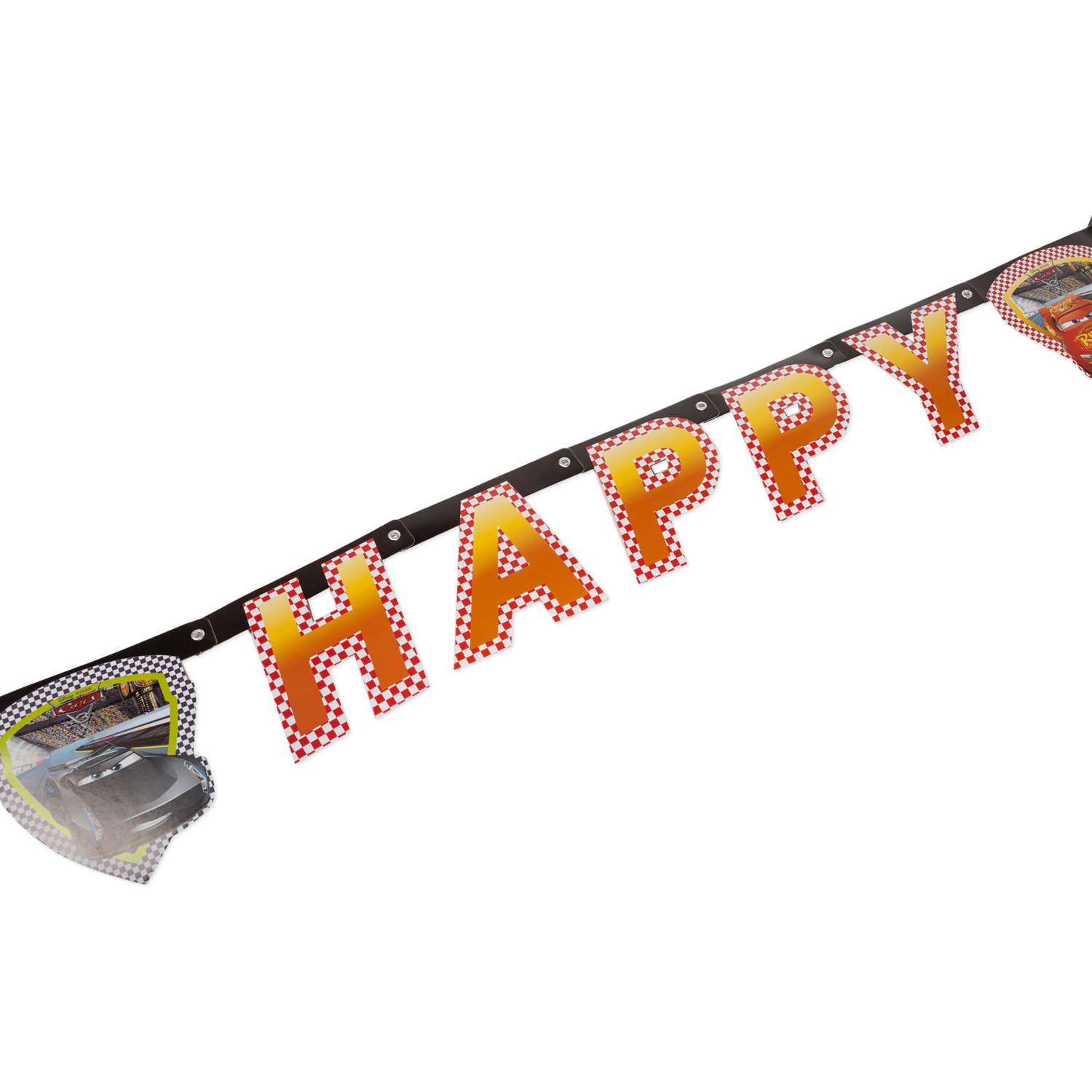 Праздничная гирлянда-буквы Cars 3 Happy Birthday 1 шт - фото 3