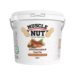 Арахисовая паста Muscle Nut с мёдом и корицей без сахара натуральная высокобелковая 300 г