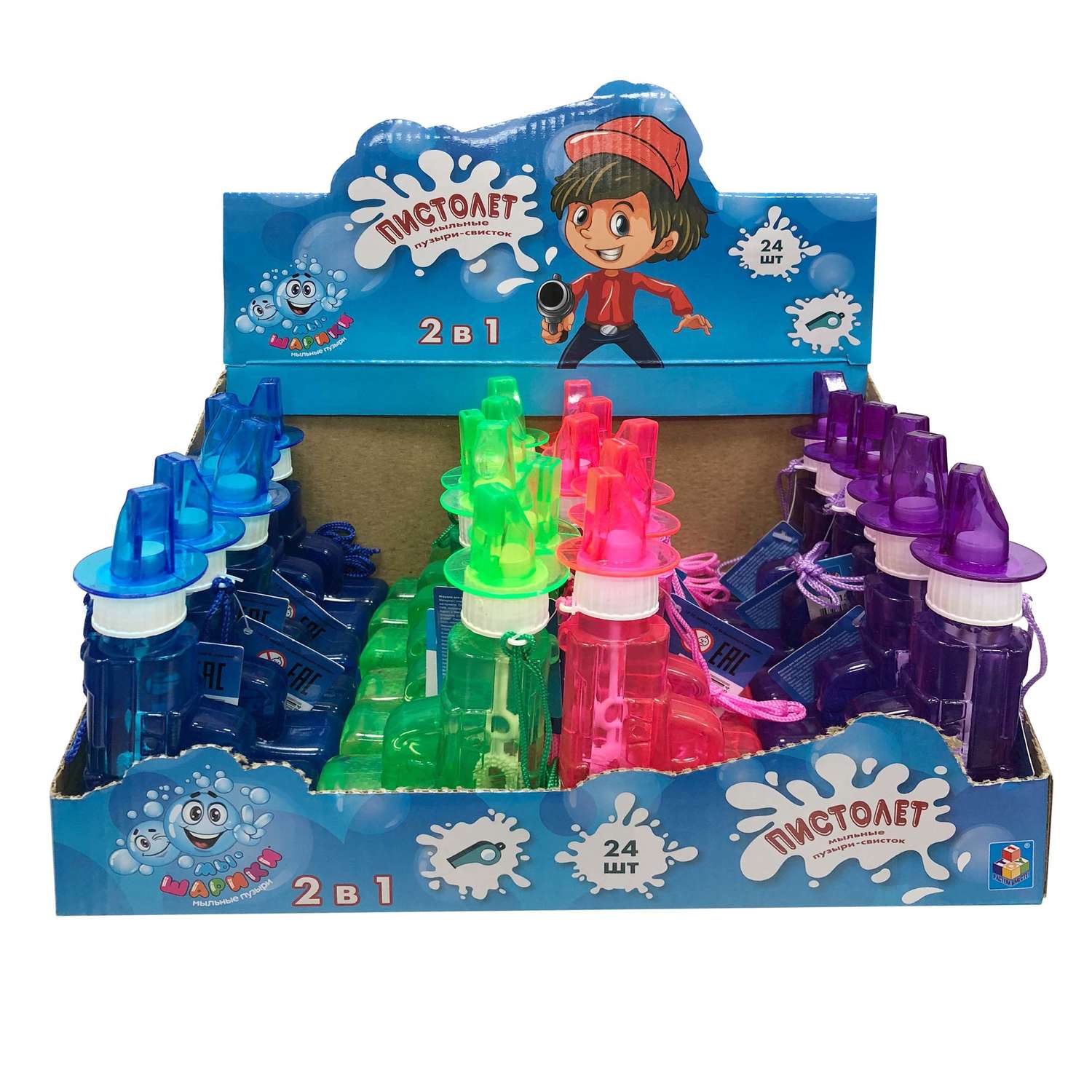Пистолет для выдувания 1TOY в ассортименте - фото 5