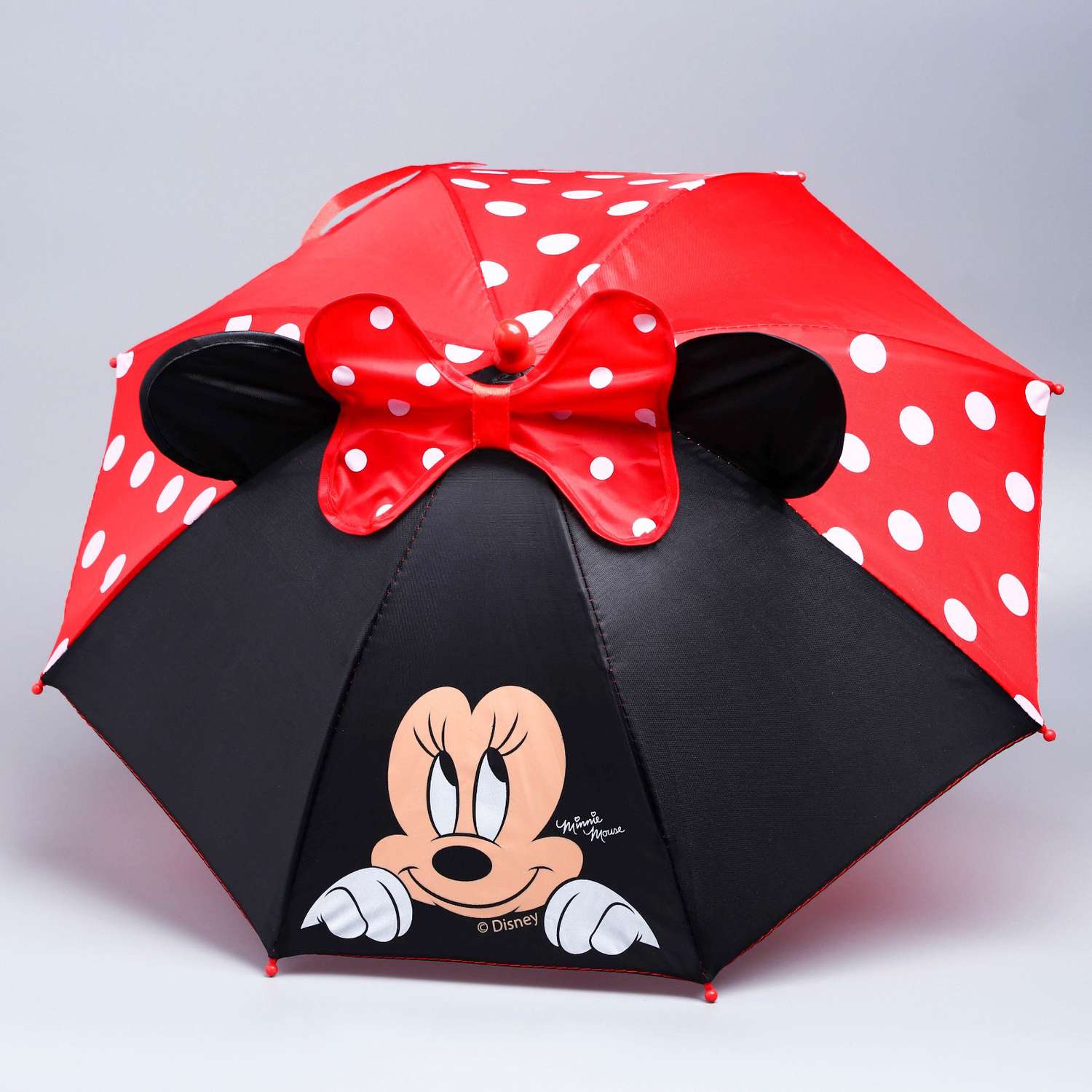 Зонт Disney детский Минни Маус с ушками 1670942 - фото 1