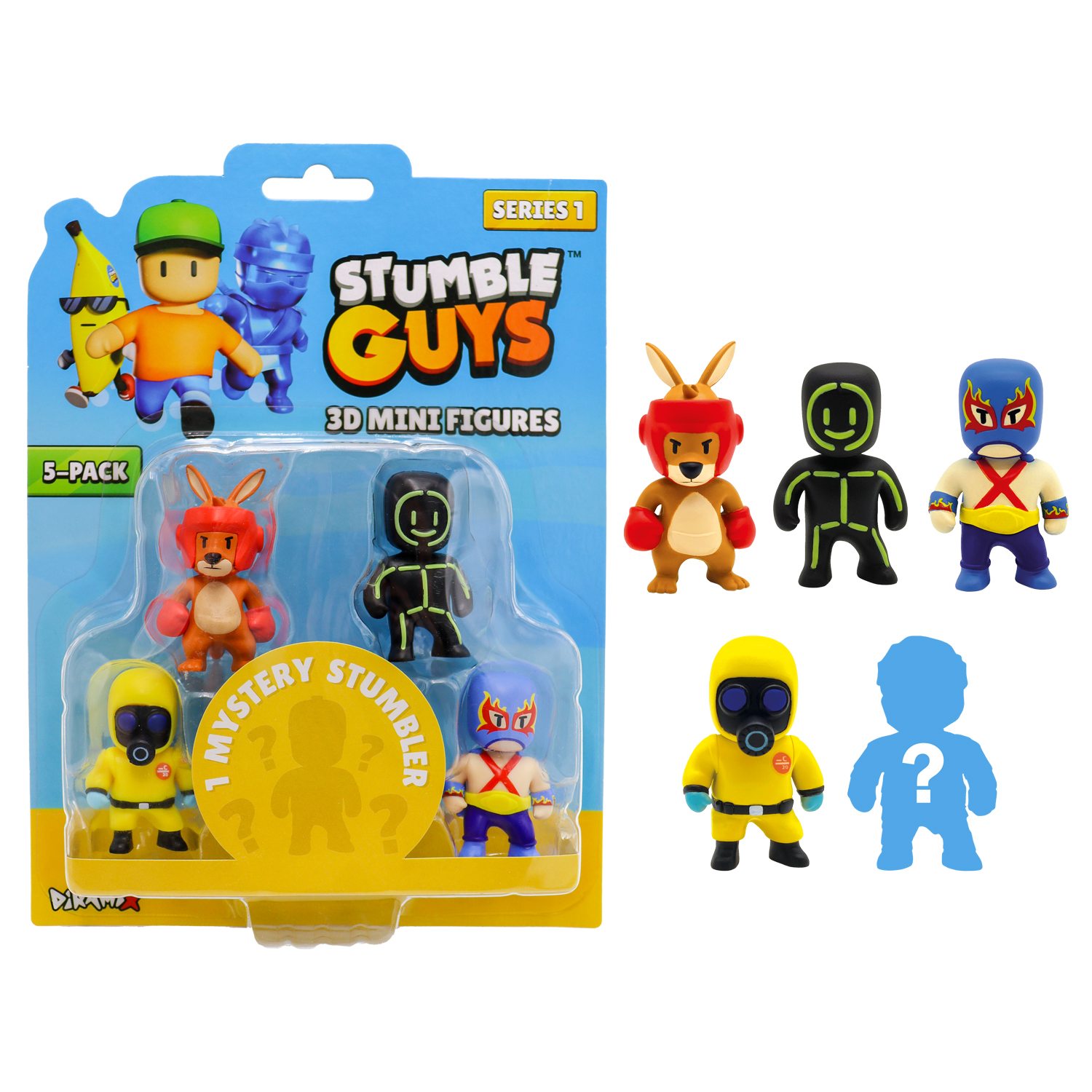 Фигурка Stumble Guys 3D 5шт. - фото 2