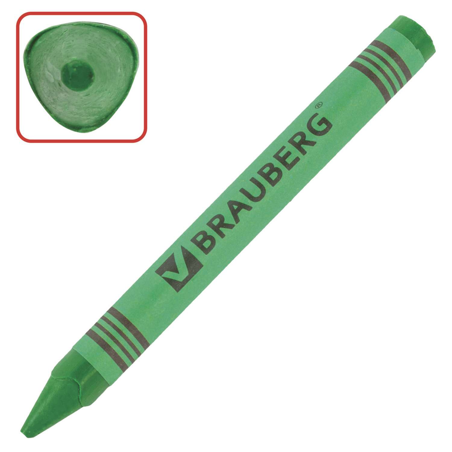 Восковые карандаши Brauberg для рисования - фото 3