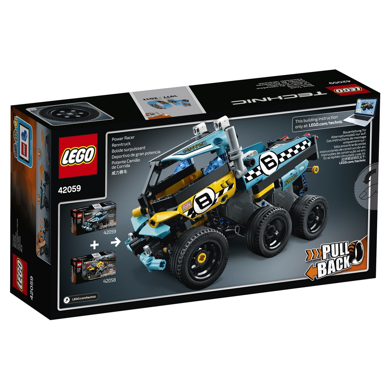 Конструктор LEGO Technic Трюковой грузовик (42059) - фото 3