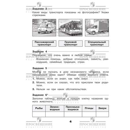 Пособия Просвещение Окружающий мир Проверочные работы 3 класс