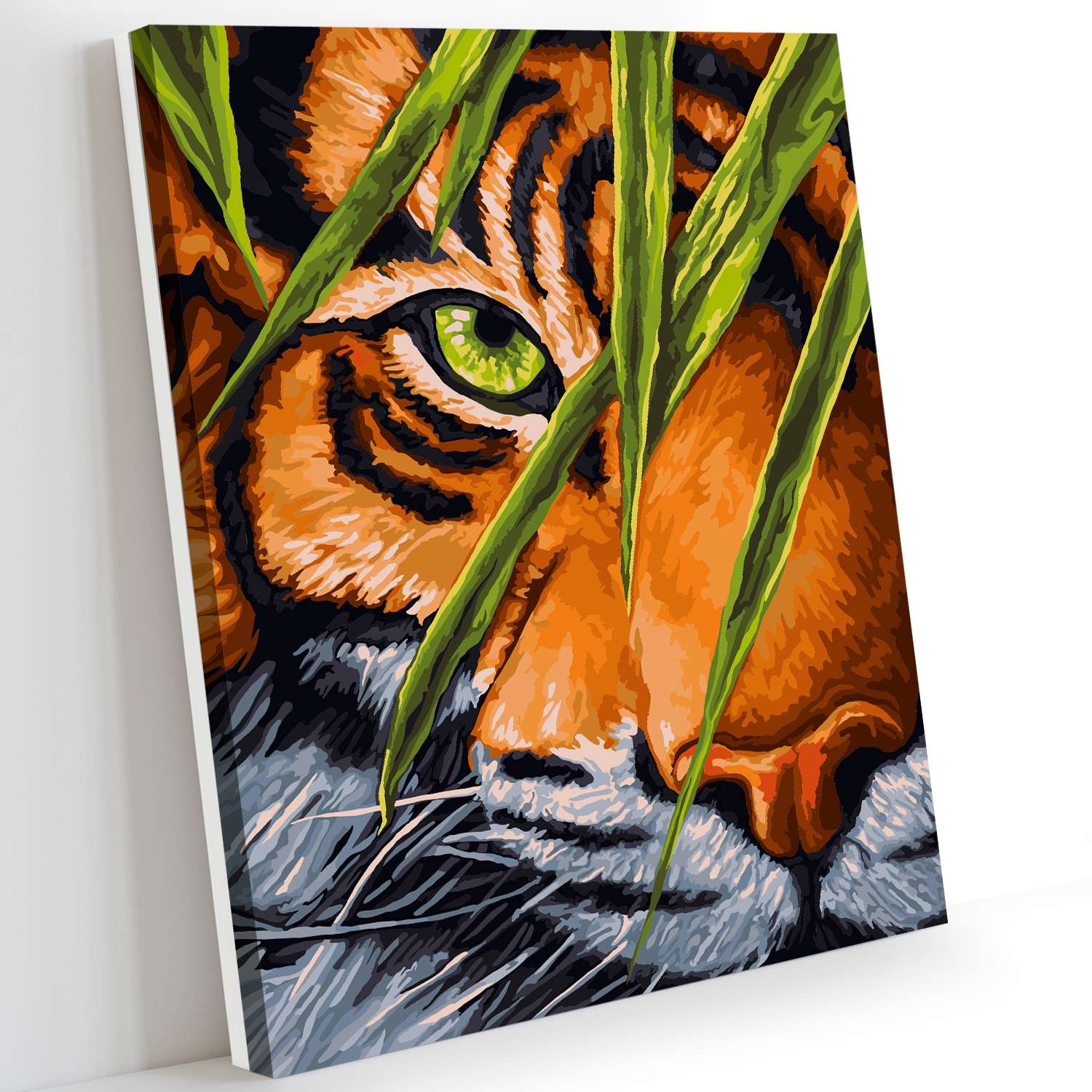 Картина по номерам Art on Canvas Тигриный глаз холст на подрамнике 40*50 - фото 9