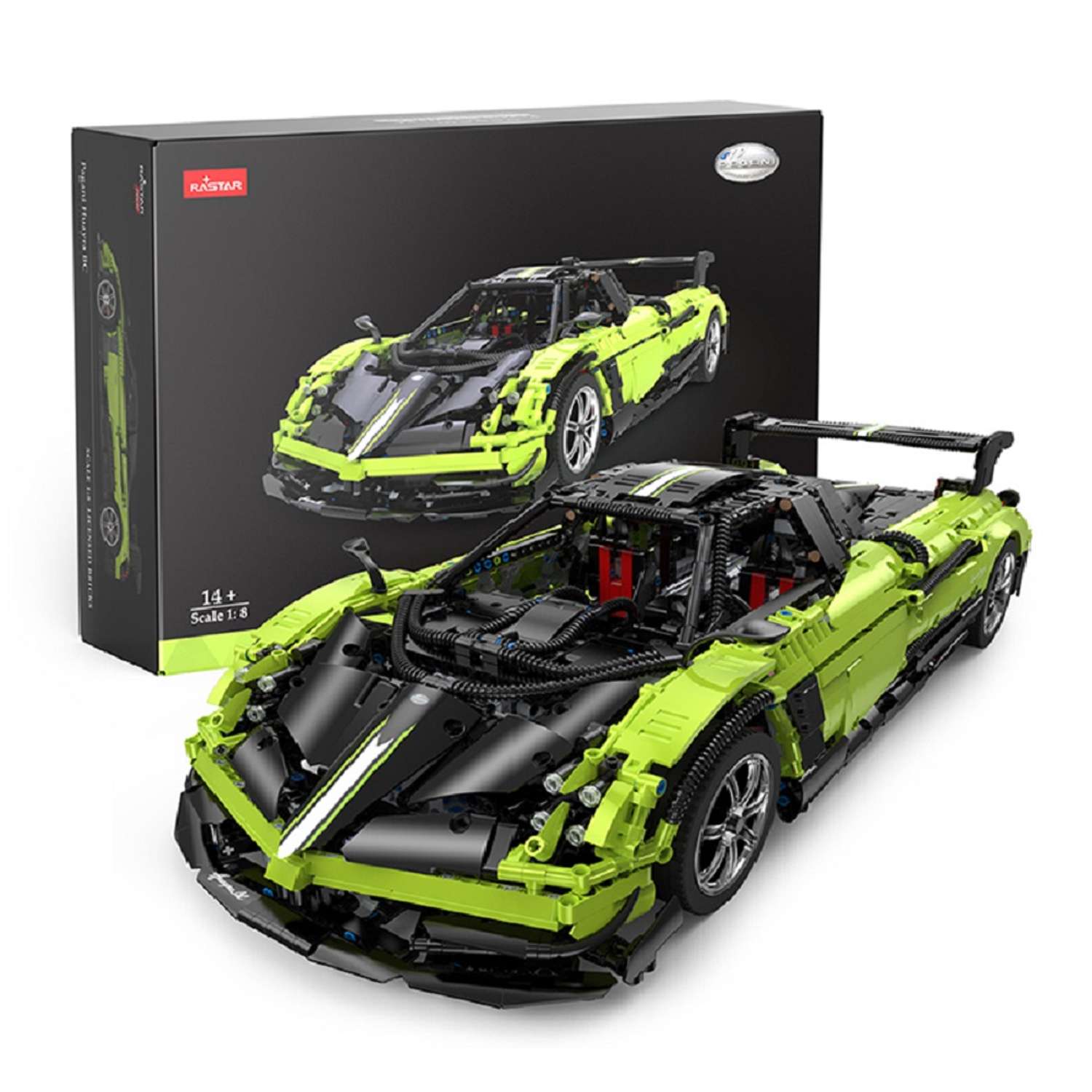 Конструктор Rastar 1:8 Pagani Huayra BC Зеленый 2934элементов - фото 1