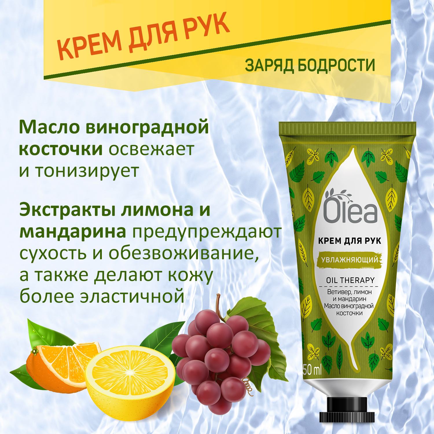 Набор CITRUS COLLECTION URBAN OLEA Гель для душа и крем для рук - фото 4