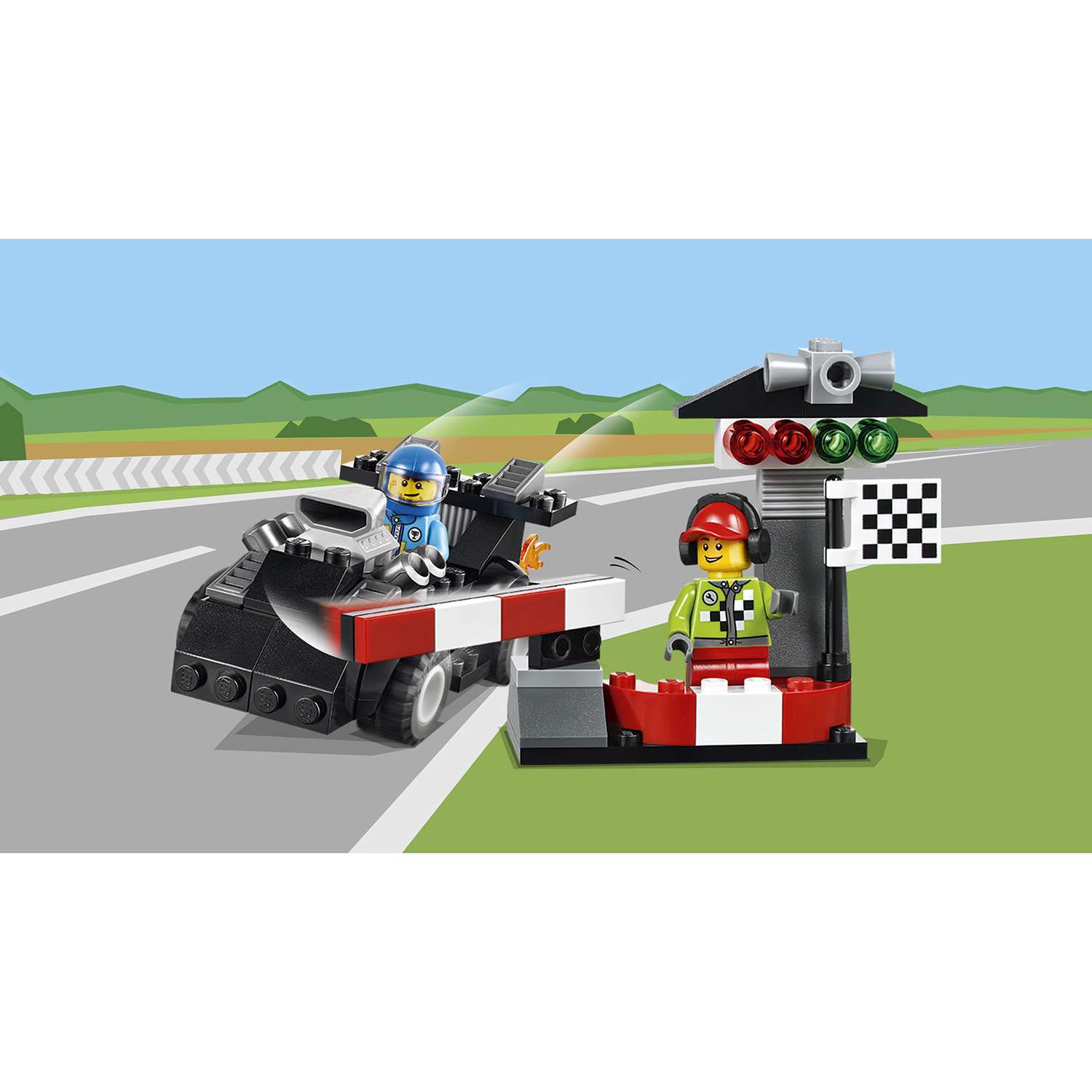 Конструктор LEGO Juniors Ралли на гоночных автомобилях (10673) - фото 5