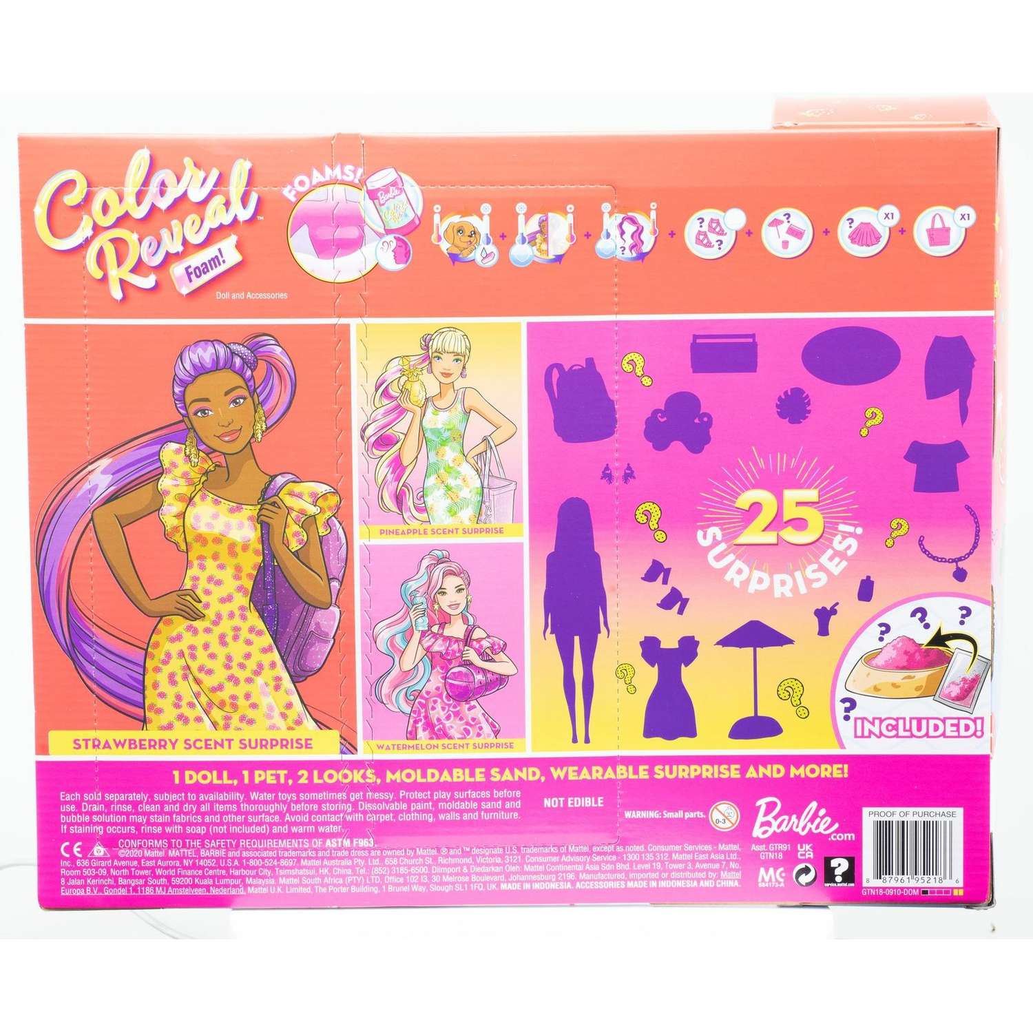Набор игровой Barbie Кукла Клубника в непрозрачной упаковке (Сюрприз) GTN18 GTN18 - фото 3