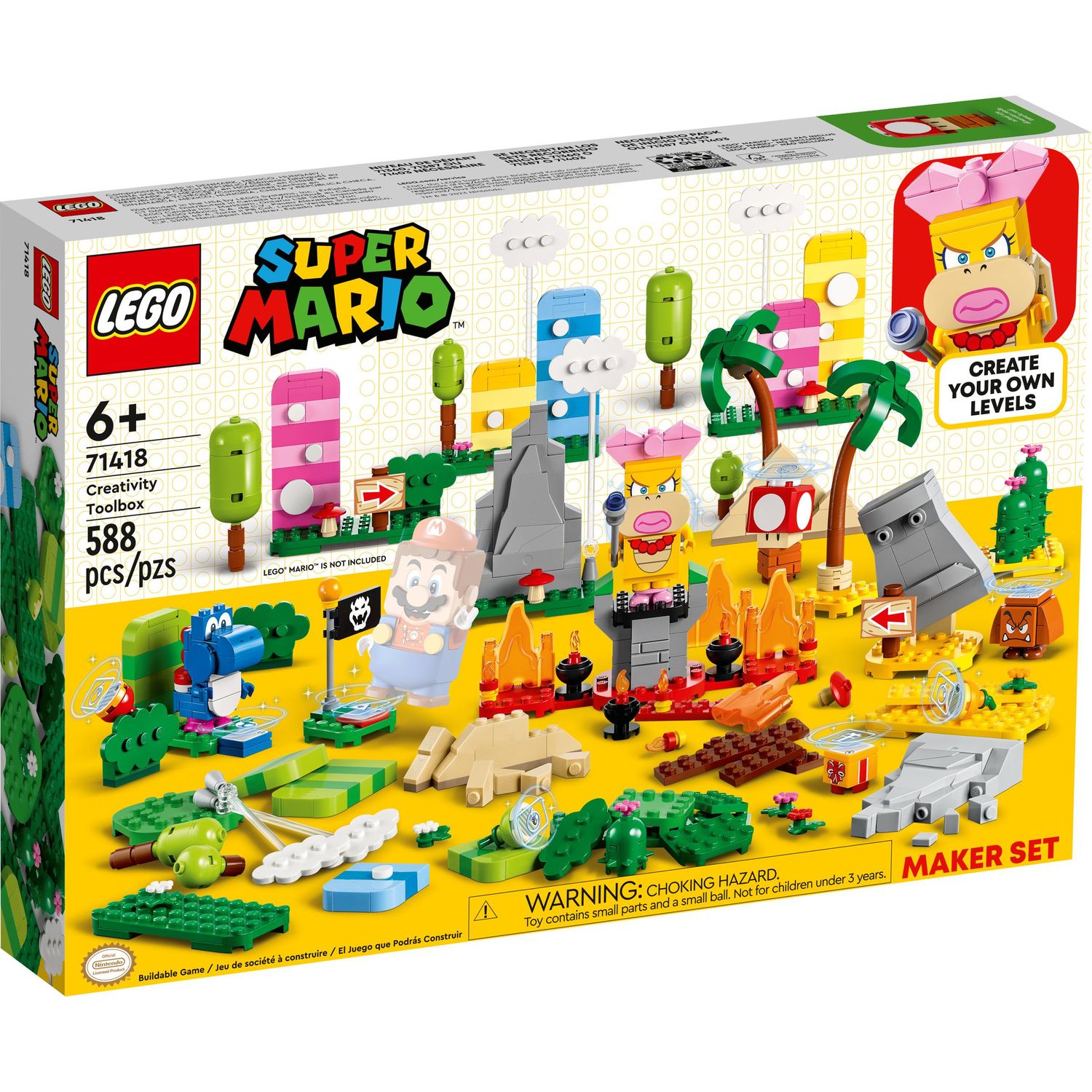 Mario lego set with mario sale