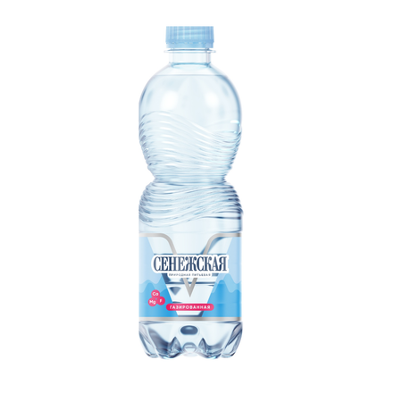 Вода питьевая Сенежская 0.5 л газированная (12 шт в упаковке)