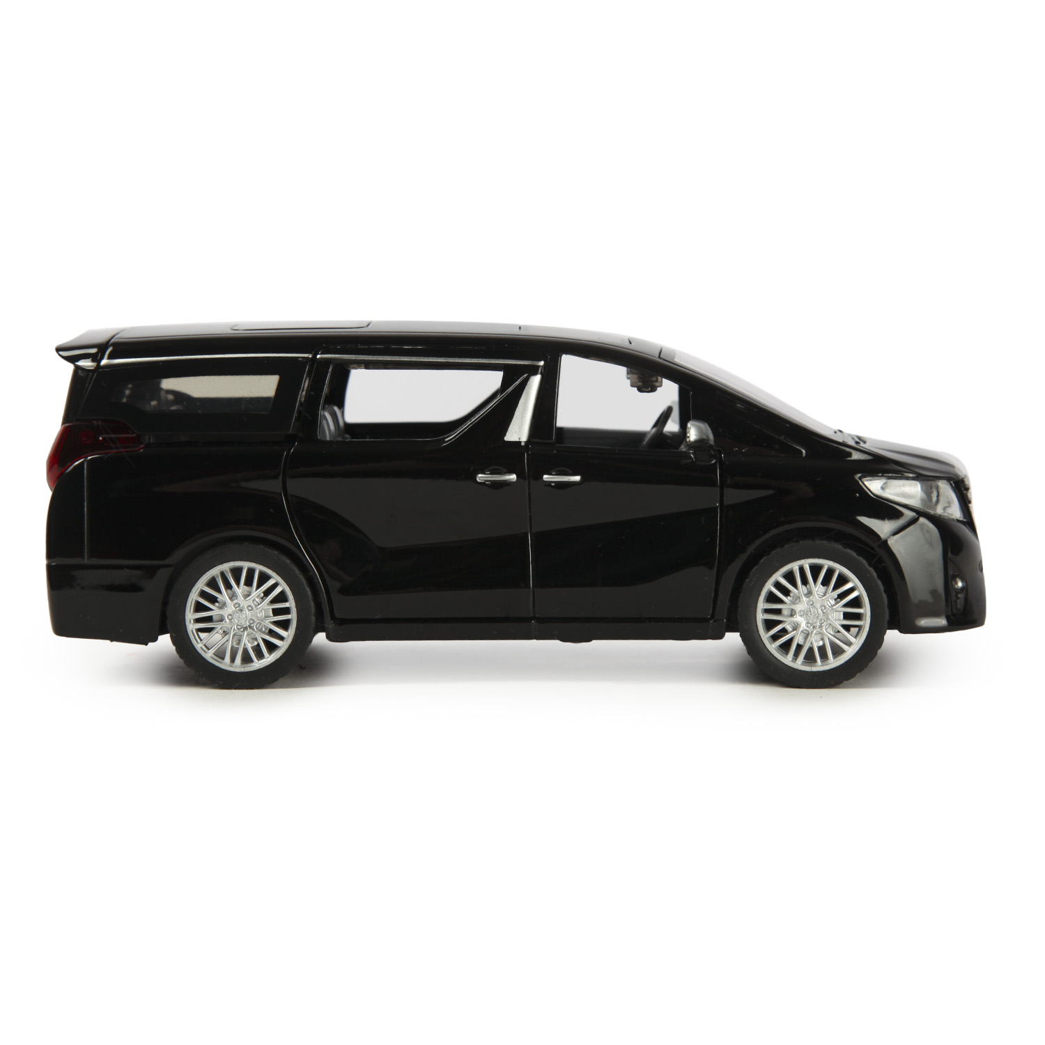 Машинка Mobicaro 1:29 Toyota Alphard Черная 68481 68481 - фото 4