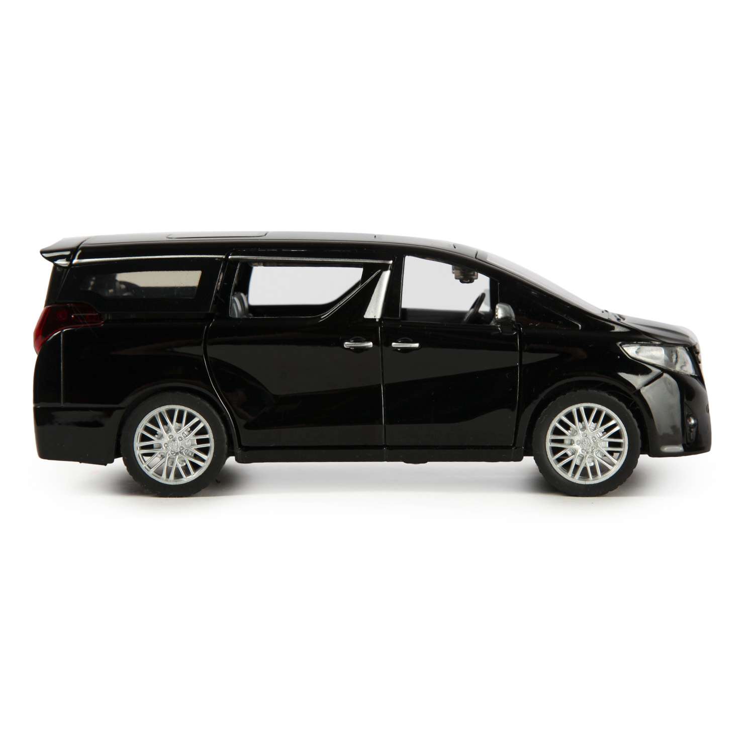 Машинка Mobicaro 1:29 Toyota Alphard Черная 68481 68481 - фото 4