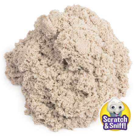 Песок для лепки Kinetic Sand VanillaCpcke ароматизированный 227г 6053900/20117330