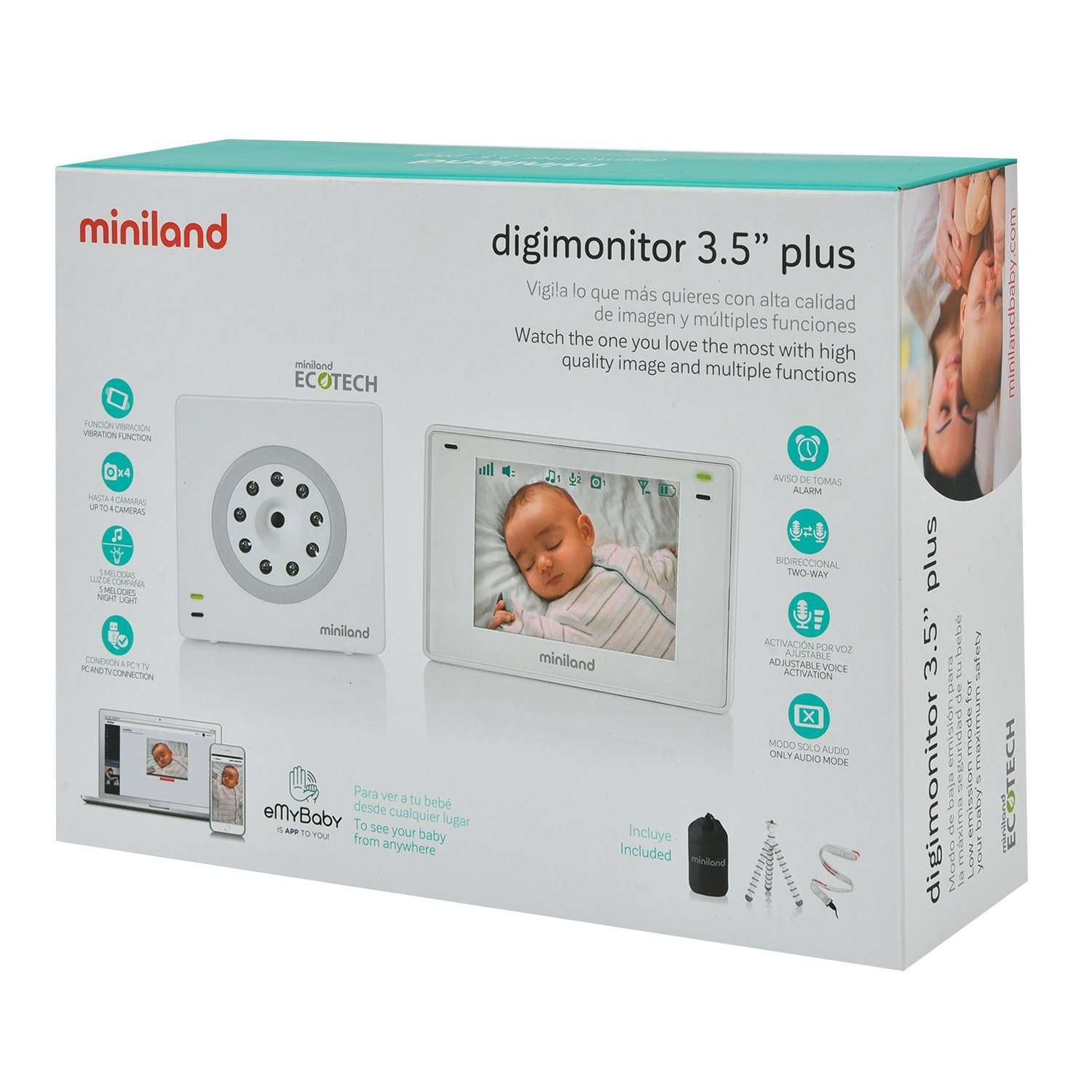 Видеоняня Miniland Digimonitor 3.5 Plus new - фото 1