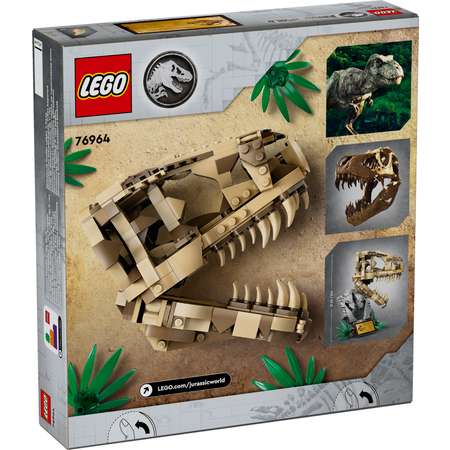 Конструктор LEGO Jurassic World Череп T-Rex блочный