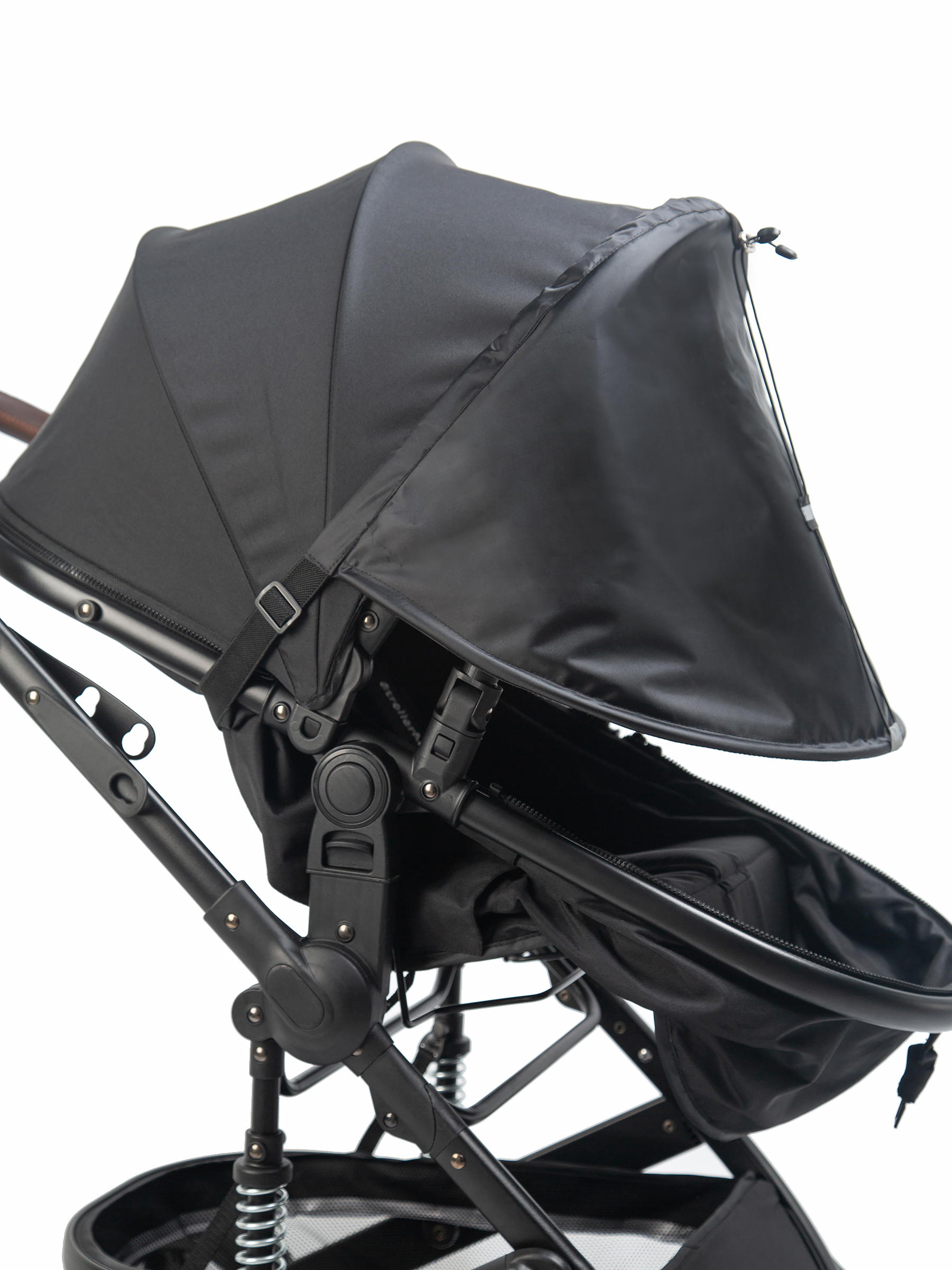 Козырек для коляски от солнца StrollerAcss для всех моделей SA33/Черный - фото 12