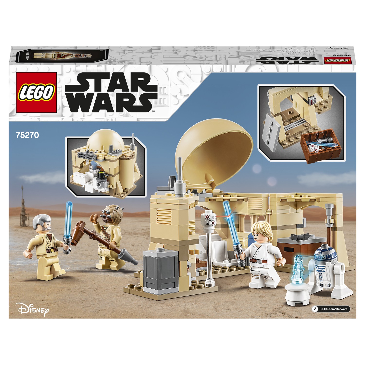 Конструктор LEGO Star Wars Хижина Оби-Вана Кеноби 75270 купить по цене 2799  ₽ в интернет-магазине Детский мир