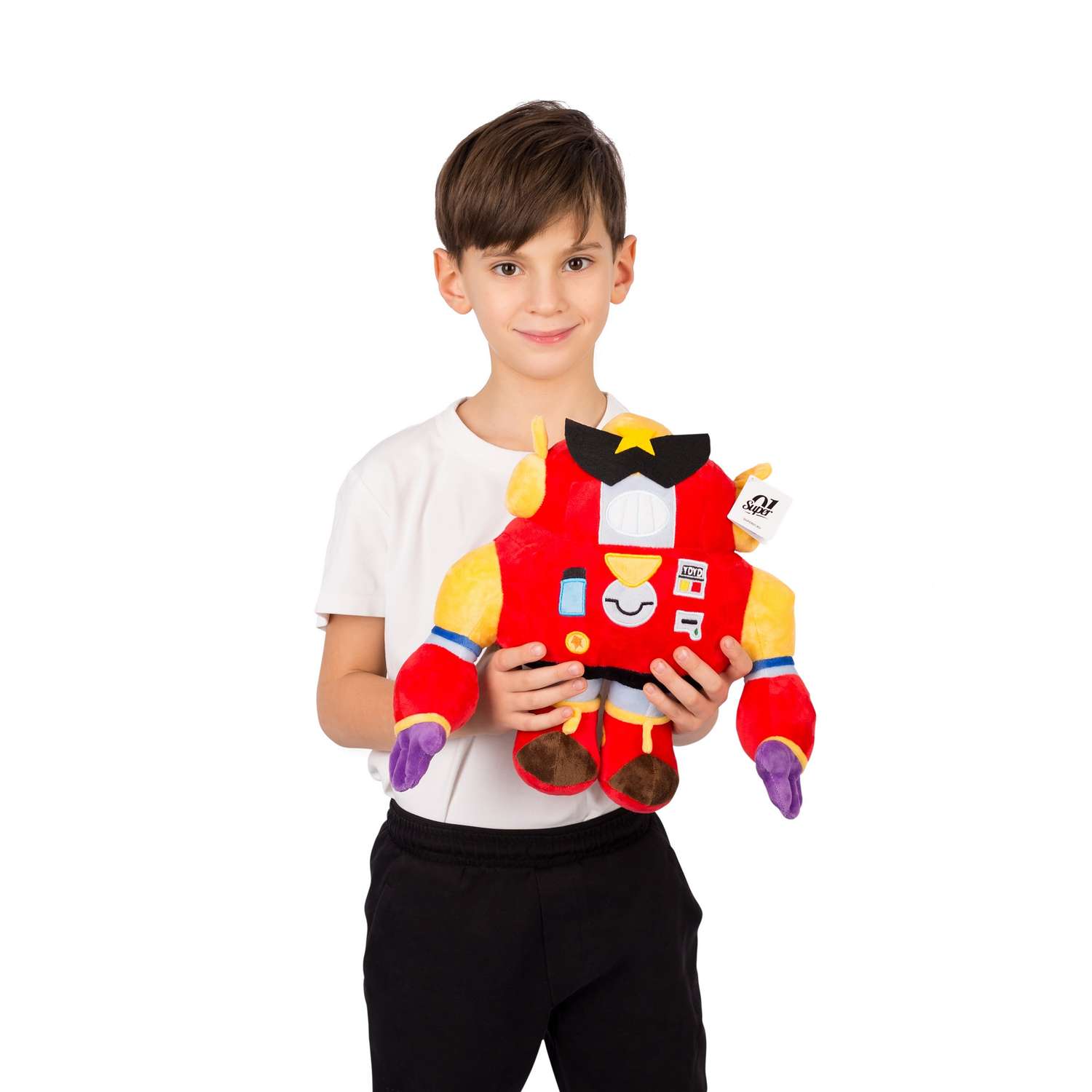 Мягкая игрушка Super01 робот Вольт из игры Бравл Старс - фото 3