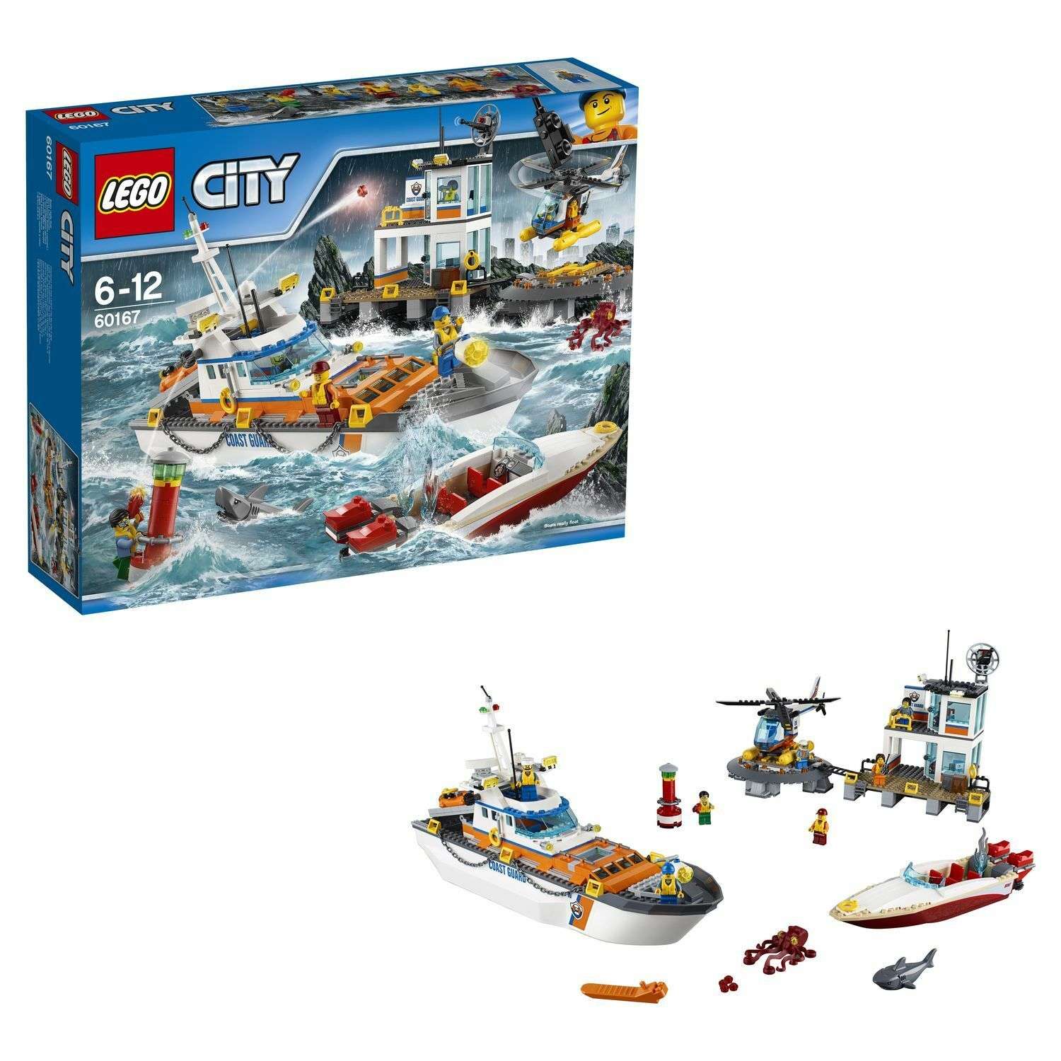 Конструктор LEGO City Coast Guard Штаб береговой охраны (60167) - фото 1