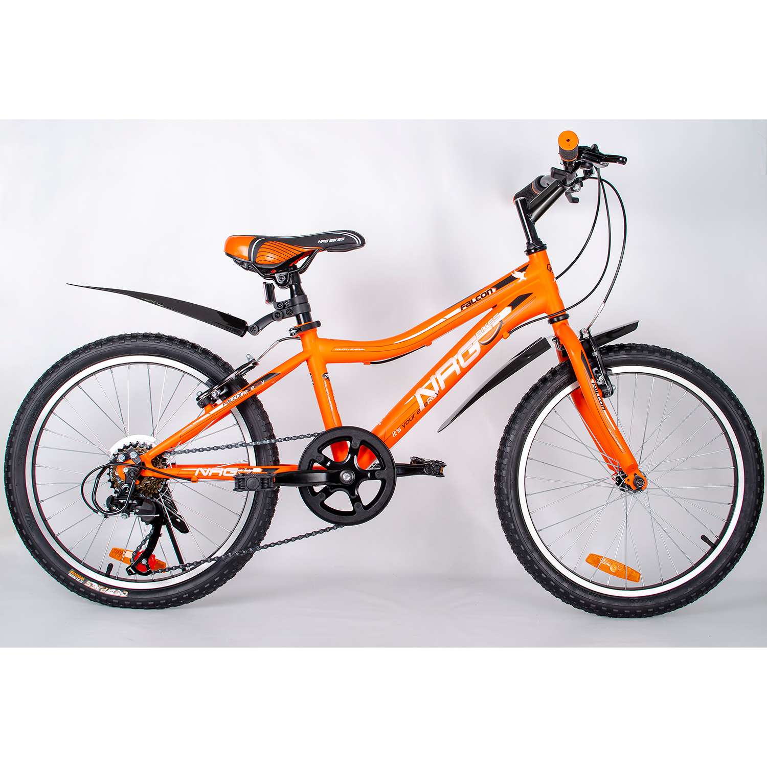 Велосипед NRG BIKES FALCON 20 orange-black-white - фото 2