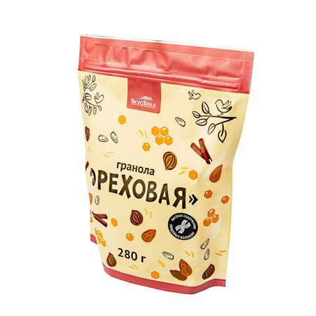 Гранола ВкусВилл «Ореховая» 280 г